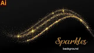 Sparkle background in Adobe illustrator | AN Illustrative