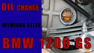 BMW R1200 GS engine oil change/ Oil level/ What oil/ Oil filter change