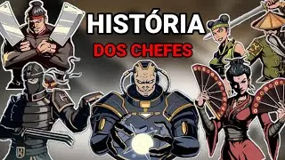 A HISTÓRIA DE TODOS OS CHEFES DO SHADOW FIGHT 2