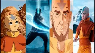 Эволюция Аанге в мультфильмах и кино (2005-2024)\Evolution Aang Cartoons and Movie (2005-2024)