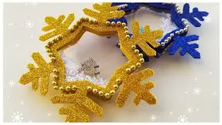 КРАСОТА ❄ необычные 3D СНЕЖИНКИ своими руками