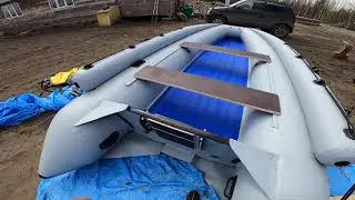 Лодка «Выдра 430 Jet» сборка.