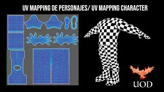 UV MAPPING PERSONAJE maya/UV Mapping character maya