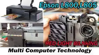 epson L800, l805 APG sencer all light blinking issue