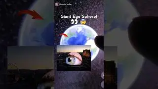 Giant Eye Sphere 👁️ Found On Google Earth 🌎 || Google Earth video || Mystery of my Geo 