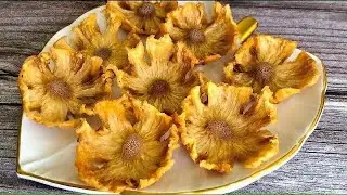 Цветы из Ананаса🍍 Декор Для Торта.