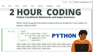 Python For Beginners | Conditional Statements and loops| Python Exercises I#education #yt #code