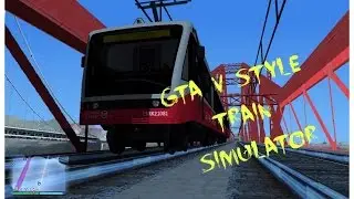 Amazing GTA V style  train simulator in GTA Sanandreas(Part-1)