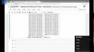 149  Dealing with Date and Time   resampling   Part 1