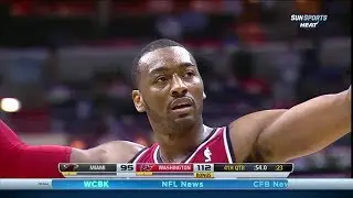 2014.01.15 - John Wall Full Highlights vs Heat - 25 Pts, 9 Assists, Burial Time!