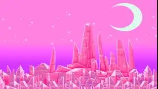 ФУТАЖ ФОН АНИМИРОВАННЫЙ скалы розовый