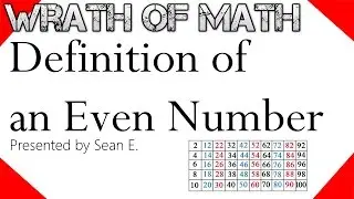 Definition of an Even Number