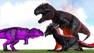 ARMORED DARKSTAR BOSS VS ALL PRIMAL CREATURES (ARK SURVIVAL EVOLVED BATTLE BOSSES)