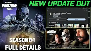 Warzone Mobile Season 4 Update is Out For Android+iOS || Warzone Mobile New Update || Season 4