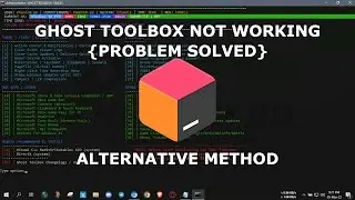 Ghost Toolbox Not Working {Problem Solved} | Alternative Method | 2023