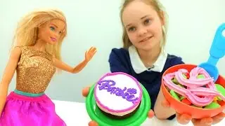 День рождения Барби - Пластилин PlayDo - Игры для девочек