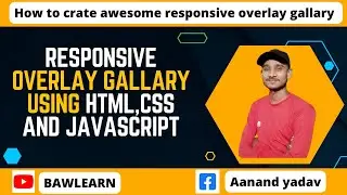 How To Create Responsive Overlay Gallary Using HTML,CSS And Javascript || Responsive Gallary || 🔥🔥🔥