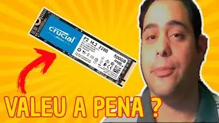TESTANDO HD VS SSD (CRUCIAL P1 M2) - VALE A PENA?