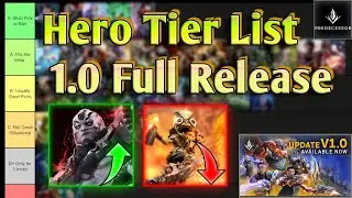 New 1.0 Hero Tier List: Predecessor
