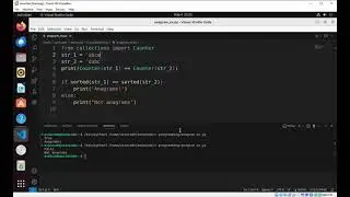 How to Check if Two Strings are Anagram in Python