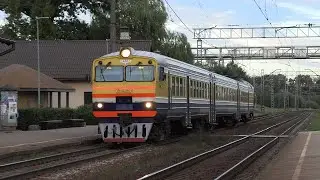 Электропоезд ЭР2T-7117 и дизель-поезд ДР1А-210 / ER2T-7117 EMU and DR1A-210 DMU