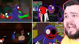 РАДУЖНЫЕ ДРУЗЬЯ СОШЛИ С УМА   😱 RAINBOW FRIENDS АНИМАЦИИ