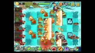 Plants vs. Zombies 2 - Frostbite Caves - Day 12 Walkthrough