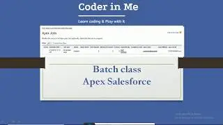 Batch Class and Scheduler in Apex Salesforce - coderinme