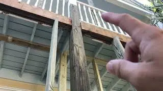 DIY Guide: How to Replace a Rotten 6x6 House Porch Post. Inspired by This Old House.
