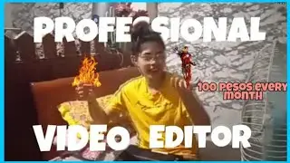 MY PROFESSIONAL VIDEO EDITOR | 100 pesos Every month!