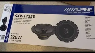 Установка динамиков Alpine SXV-1725E на Ford Focus C-Max