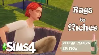 I started with Zero Simoleons and Tried to Get Rich with Nectar // Sims 4 Rags to Riches [Part 1]