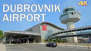 DUBROVNIK AIRPORT - CROATIA 2024 4K