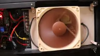 Блок питания Mean Well RSP-500-24 - шум с вентилятором Noctua 120 мм