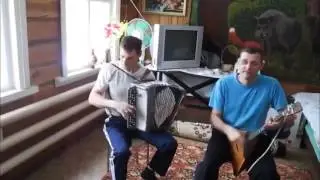 Дуэт баян с балалайкой.Ребята жгут!