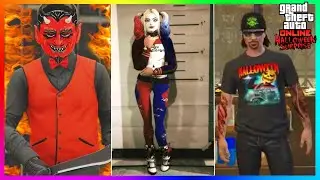 NEW Halloween Harley Quinn, LEAKED Clothing, DEVIL Outfit, UFO, GTA 5 DLC 2024 (GTA Online Update)