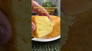 Bolo fofinho sem glúten e sem lactose 
