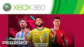 🎮 O NOVO PES 2023 no XBOX 360 - EUROPA 100%/FACES REAIS/BRASILEIRÃO 2023/NOVA JOGABILIDADE & GRÁFICO