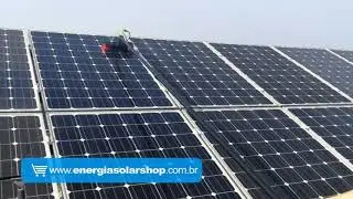 Limpeza de Painel Solar