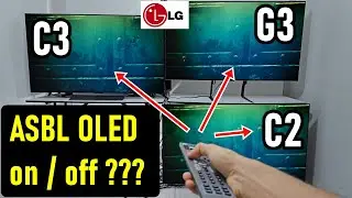 LG OLED C3/G3/C2: Can ASBL be disabled? 4K Smart TVs