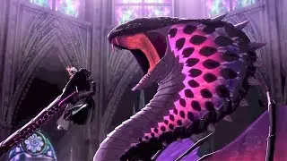 Snake dragon eats person (FEE)