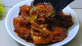 Onion soy sauce chicken recipe