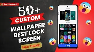 Super Amoled miui 13 best theme 🤩  Custom 50+ lock screen wallpaper 🔥 June 2023! 