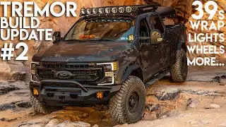 Ford F250 TREMOR Build Update #2 - FULL SIZE Overland Adventure Rig Super Duty - 39s, Lights, etc
