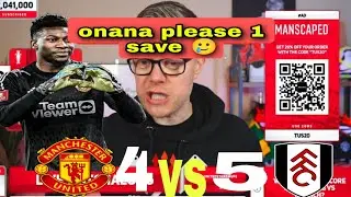Man united 4 vs 5 Fulham RAEACTION Mark Goldbridge | Penalty