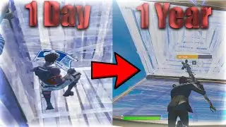 1 Year Keyboard Progression on Fortnite