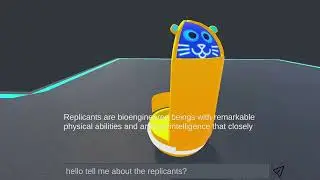 UNITY AI Game Demo - Voice Chat with an AI NPC  with ChatGPT  (2023)