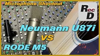 Neumann U87 (vintage) vs RODE M5 | Microphone Shootout | Acoustic guitar