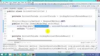EJB Tutorial - Part 7 - CRUD with EJB and JPA in Spring MVC Framework