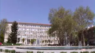 Фонтан на площади Независимости. Варна. Болгария
